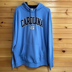 Champion University of North Carolina UNC Tar Heels Baby Blue Hoodie Large